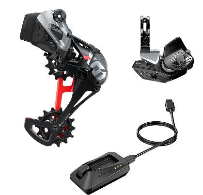 SRAM X01 EAGLE AXS UPGRADE KIT (REAR DER WBATTERY, CONTROLLER WCLAMP, CHARGER/CORD)