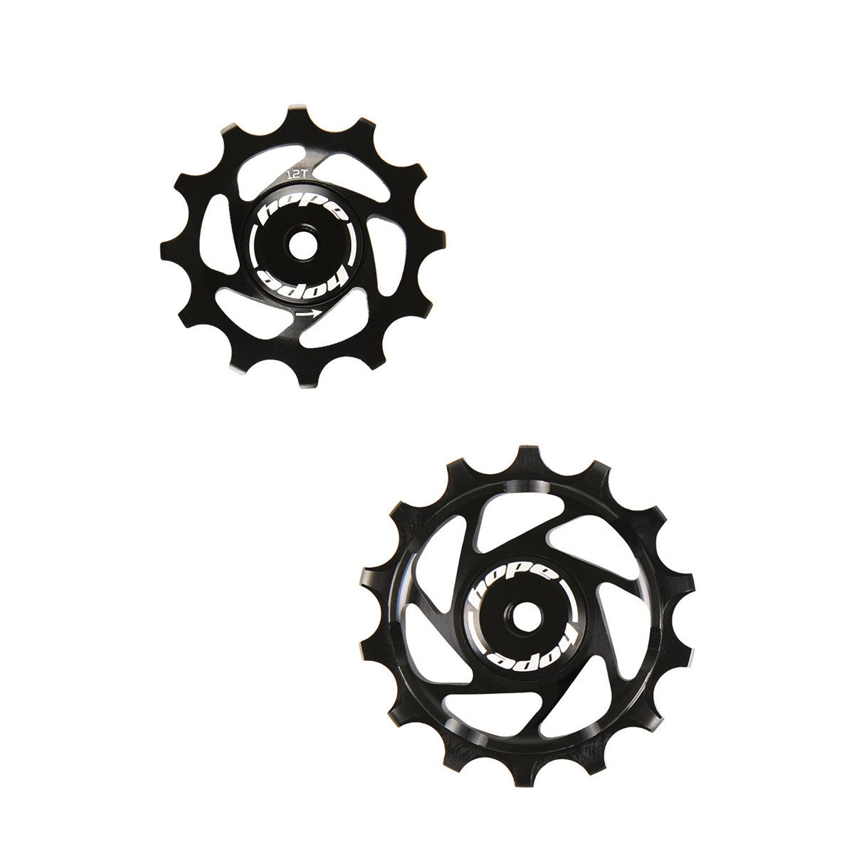 Hope 14T/12T SRAM Jockey Wheels - Pair - Black