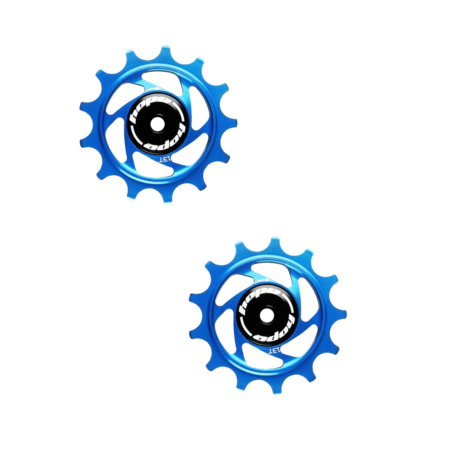 Hope 13 Tooth Jockey Wheels - Pair - Blue