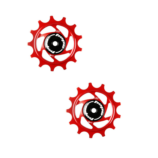Hope 13 Tooth Jockey Wheels - Pair - Red