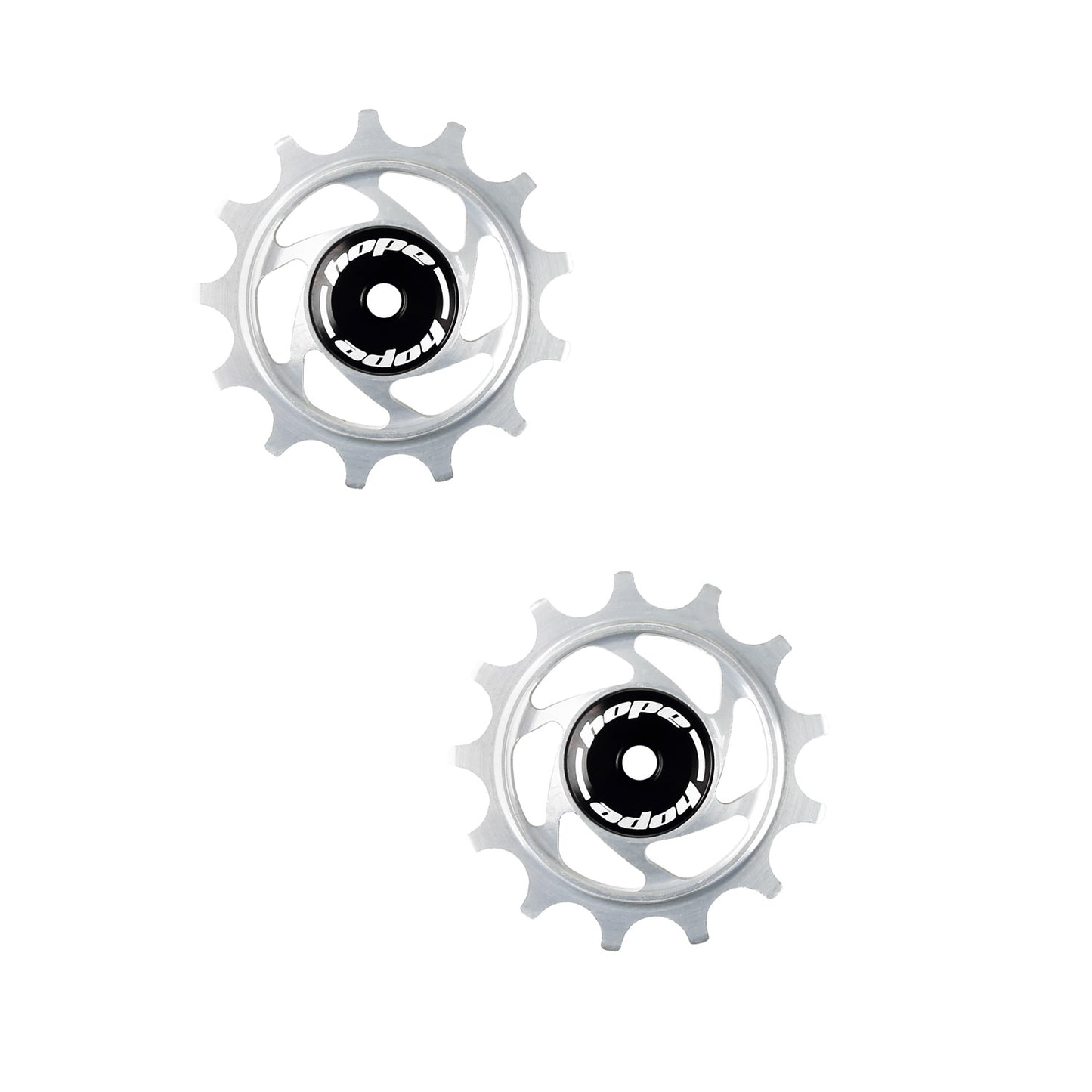 Hope 13 Tooth Jockey Wheels - Pair - Silver