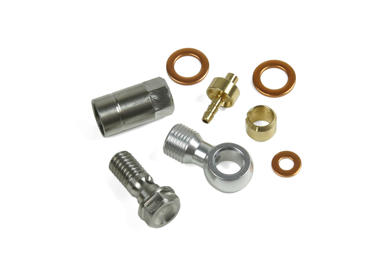 Hope 90 Deg Connector Complete - 5Mm Black - Brake Spares