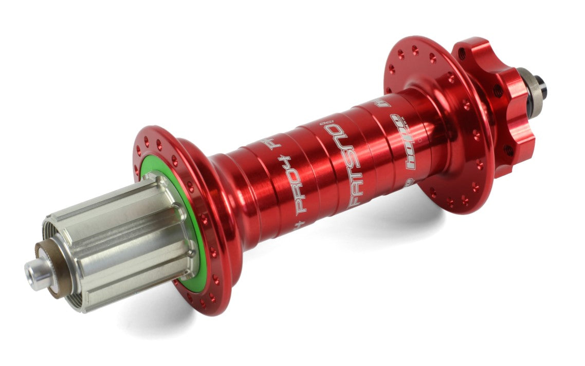 Hope Pro 4 Fatsno Rear 190mm x QR Red