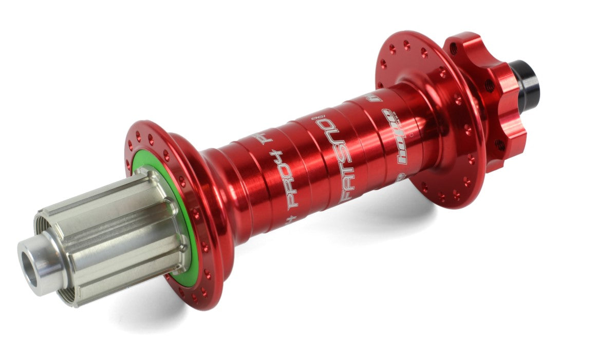 Hope Pro 4 Fatsno Rear 197mm x 12mm Red