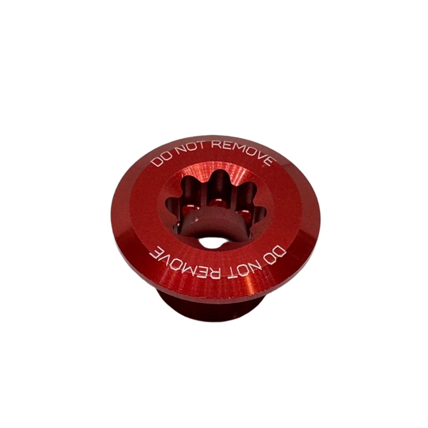 Hope EVO Crankset - End Cap Non-Drive - Red