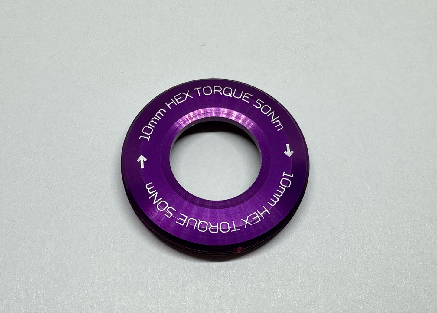 Hope EVO Crankset - Extraction Captive Nut - Purple