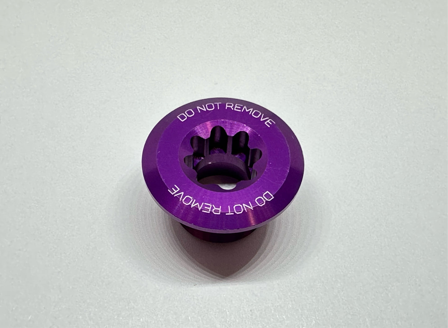 Hope EVO Crankset - End Cap Non-Drive - Purple