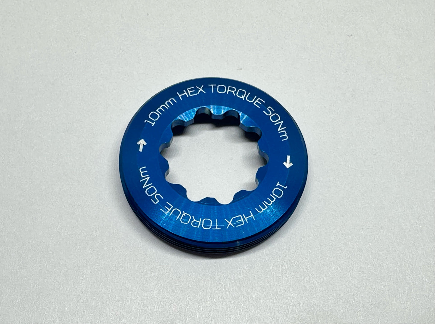 Hope EVO Crankset - Extraction Captive Nut - Blue