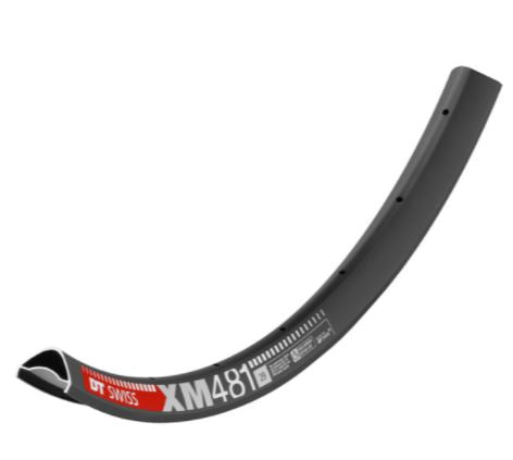 DT Swiss XM 481 SBWT disc-specific 28 hole Presta-drilled black - 29"