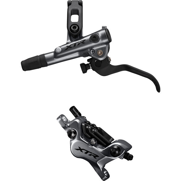 Shimano BR-M9120 XTR bled I-spec-EV ready brake lever/Post mount 4 pot calliper, rear
