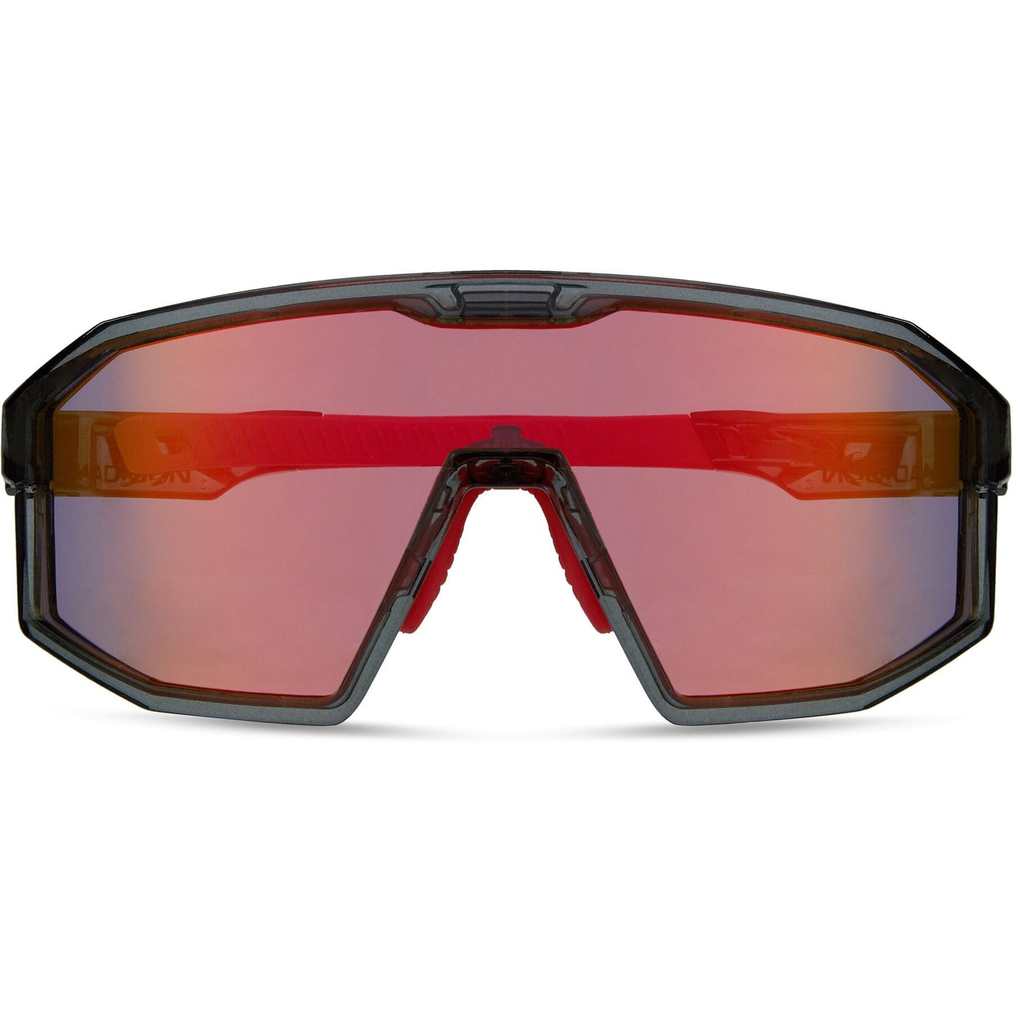 Madison Enigma Glasses - crystal smoke / pink rose mirror