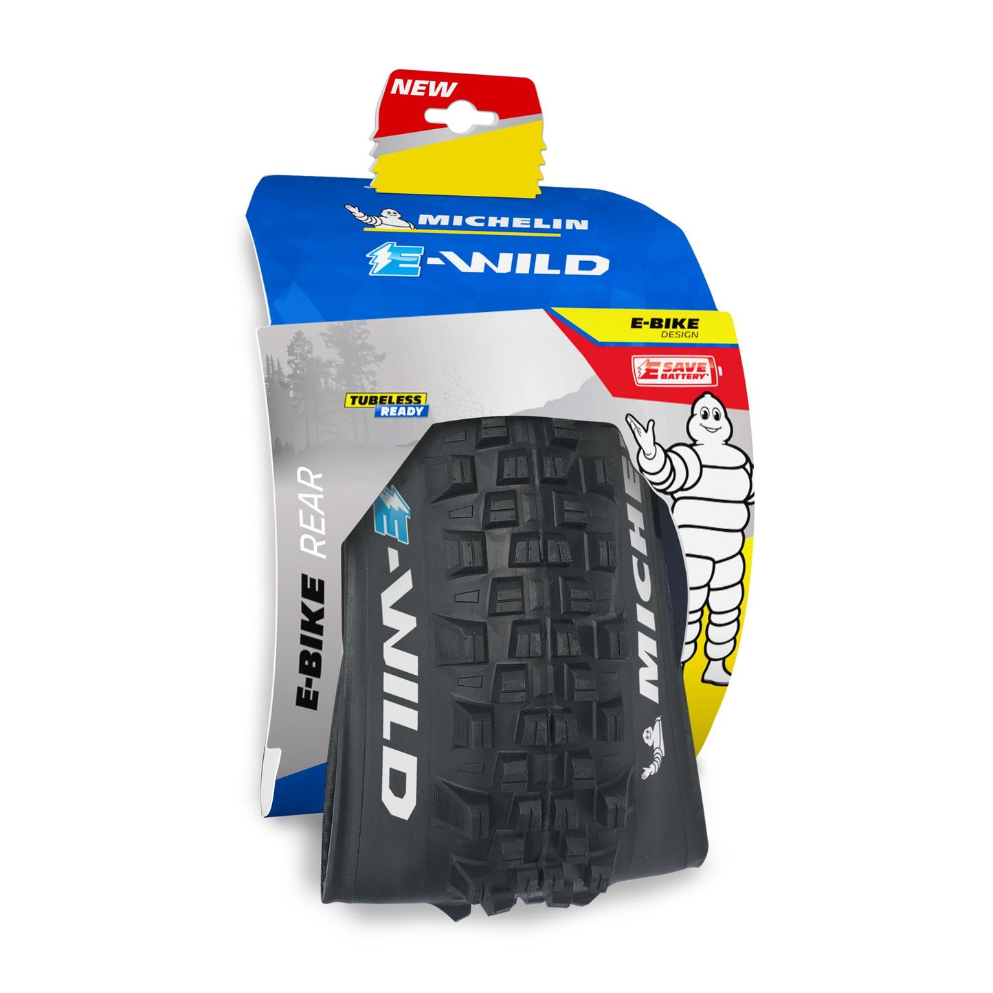 Michelin E-Wild Tyre - Rear 27.5 x 2.60" Black (66-584)