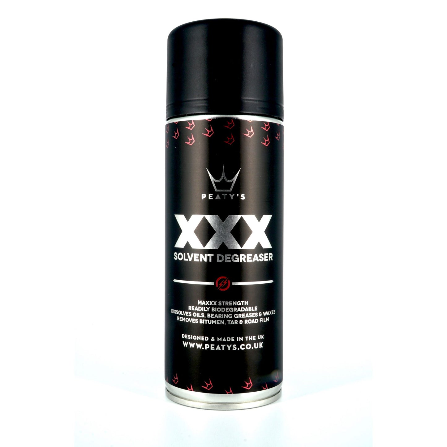 Peatys XXX Solvent Degreaser 400ml Aerosol - Bike Cleaning