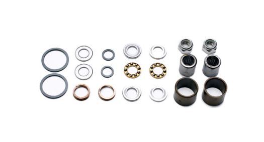 HT Pedal Rebuild Kit, X-2 Pedals - Includes DU Bushes, End nuts, Bearings, Rubber seals (Also fits AE-06, AE-12)
