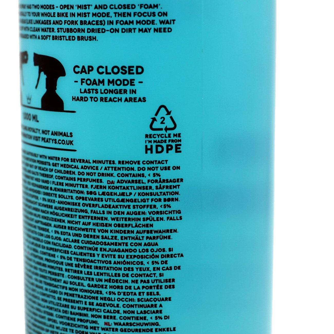 Peatys LoamFoam Cleaner 1L Bottle - Bike Cleaning