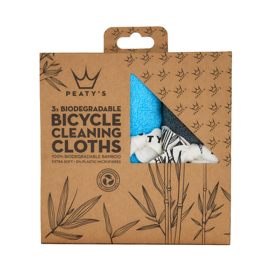 Peatys Bamboo Cloths (Pack of 3) - Bike Cleaning