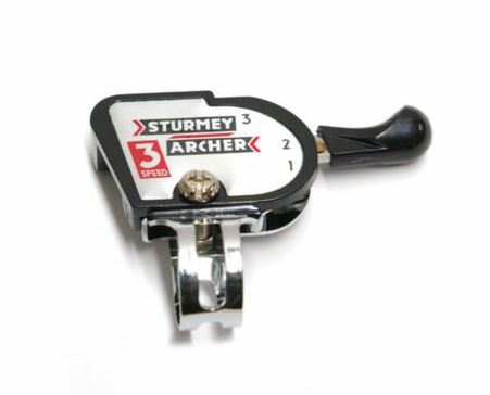Sturmey Archer Trigger, Black 7/8 ins Clip