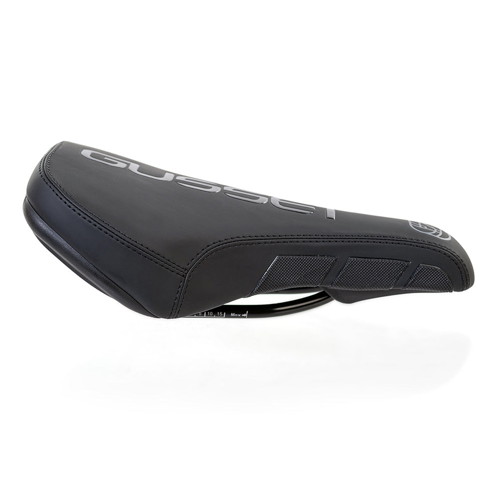 Gusset S2 FR Railed Saddle - Black