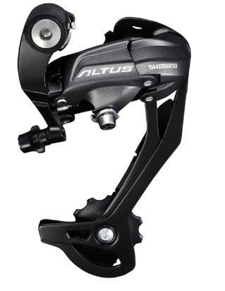 Shimano RD-M370 Altus rear derailleur, 9-speed, SGS, black
