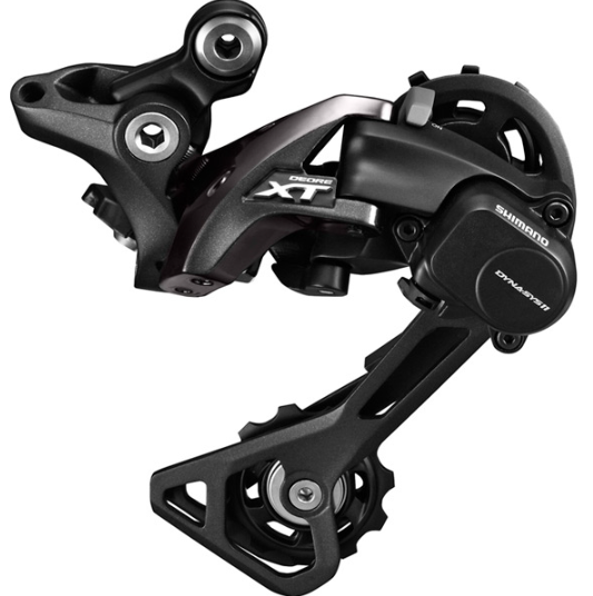 Shimano RD-M8000 DEORE XT 11-speed Shadow+ design rear derailleur, GS, black