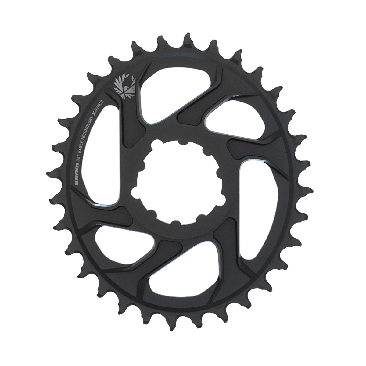 SRAM Chain Ring X-SYNC 2 Oval Direct Mount 3mm Offset Boost Alum Eagle Black