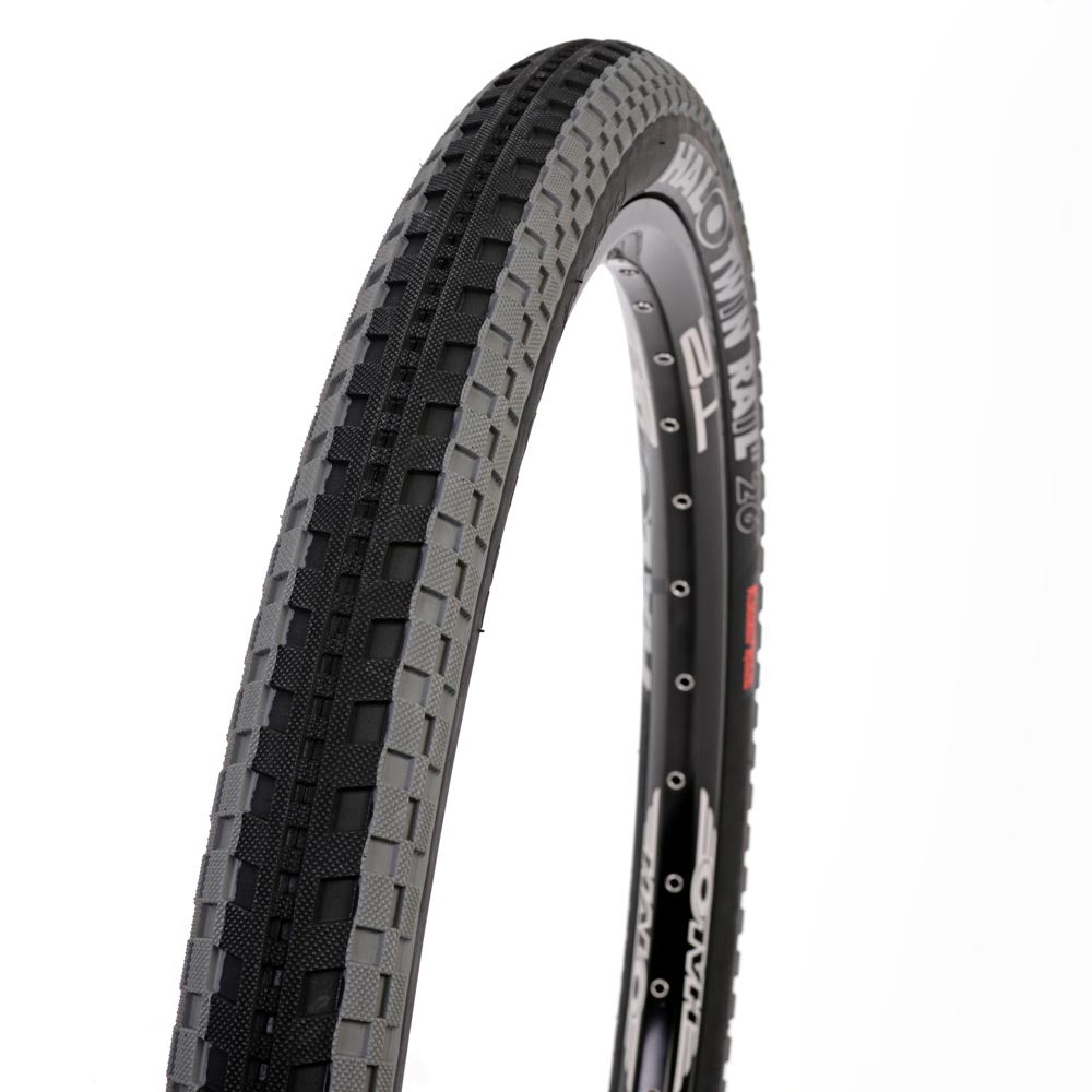 Halo Twin Rail II Dual 26" Tyre - Black/Grey - 26x2.20"