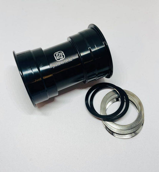 Gusset GRS PF30 PressFit BB Set - Bottom Bracket (black)