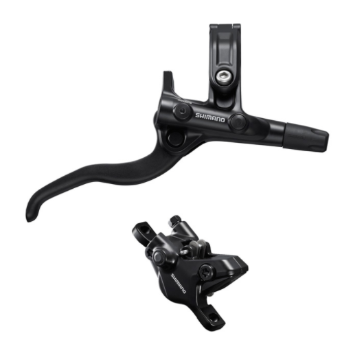 Shimano BR-MT410/BL-M4100 Deore bled brake lever / post mount 2 pot caliper