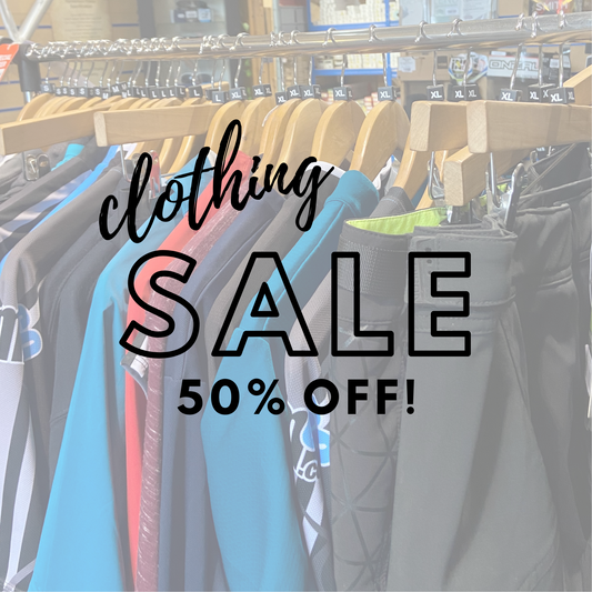 CLOTHING SALE - 50% OFF