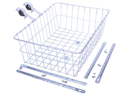 WALD 1392 LARGE BASKET FRONT RACK - SILVER