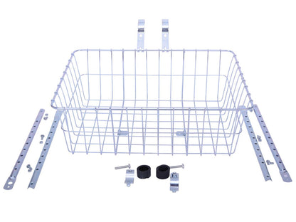 WALD 1392 LARGE BASKET FRONT RACK - SILVER