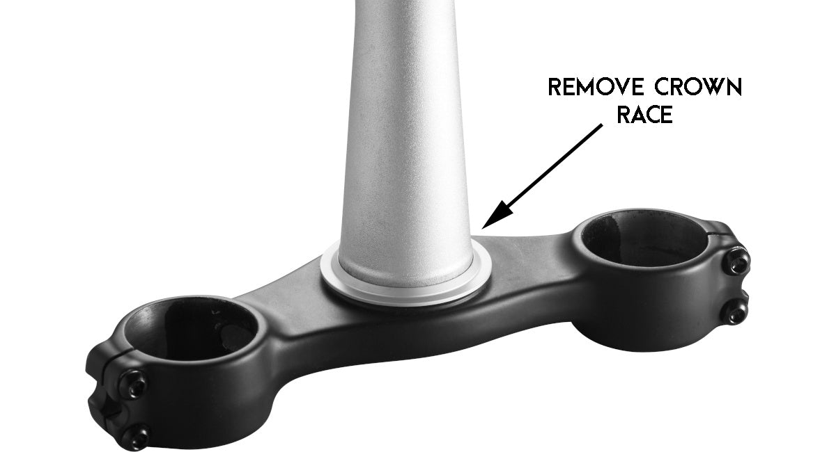 Reverse -0.5° Angle Spacer for Tapered Fork