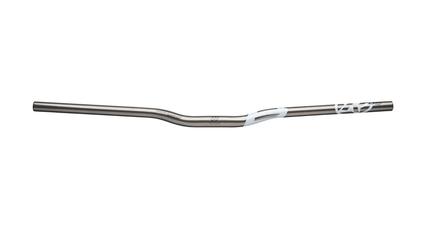 Reverse Base 760mm Ø25.4mm/18mm Rise Handlebars (Titanium/Grey)