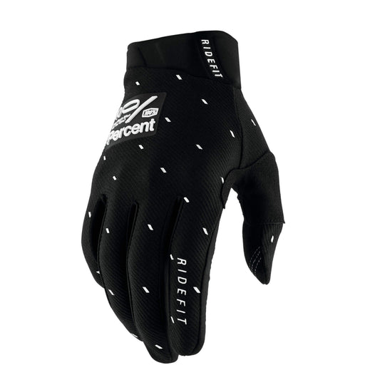 100% Ridefit Gloves - Slasher Black