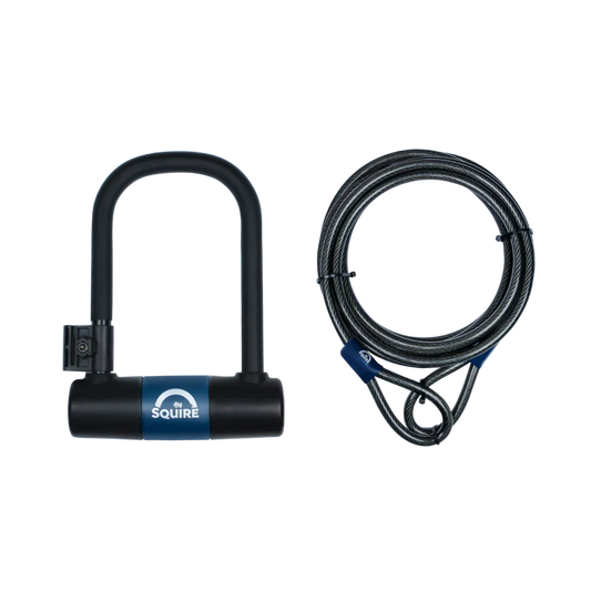 Squire Matterhorn Compact 10c D-Lock and Cable Kit  Bike Lock - Security Rating 10