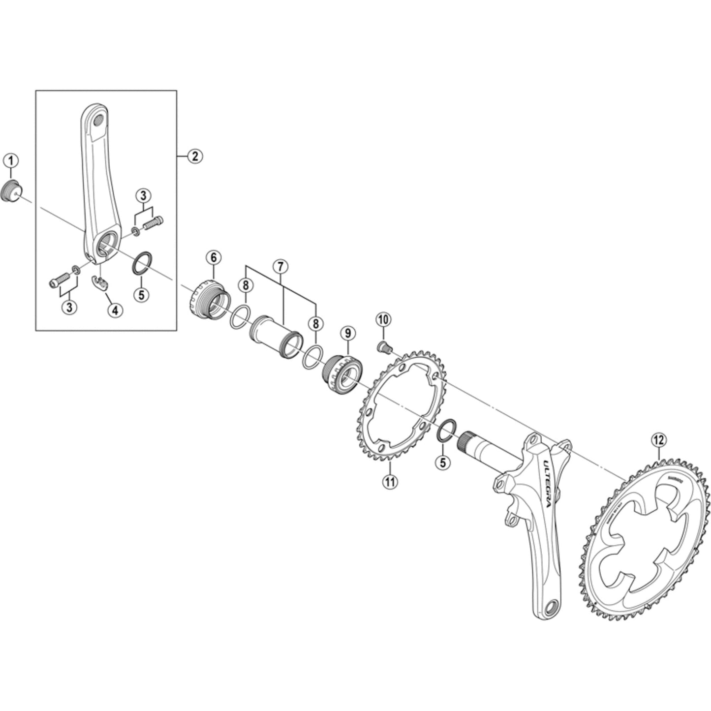 Shimano FC-5600 Security Plate (Y1GE98050)