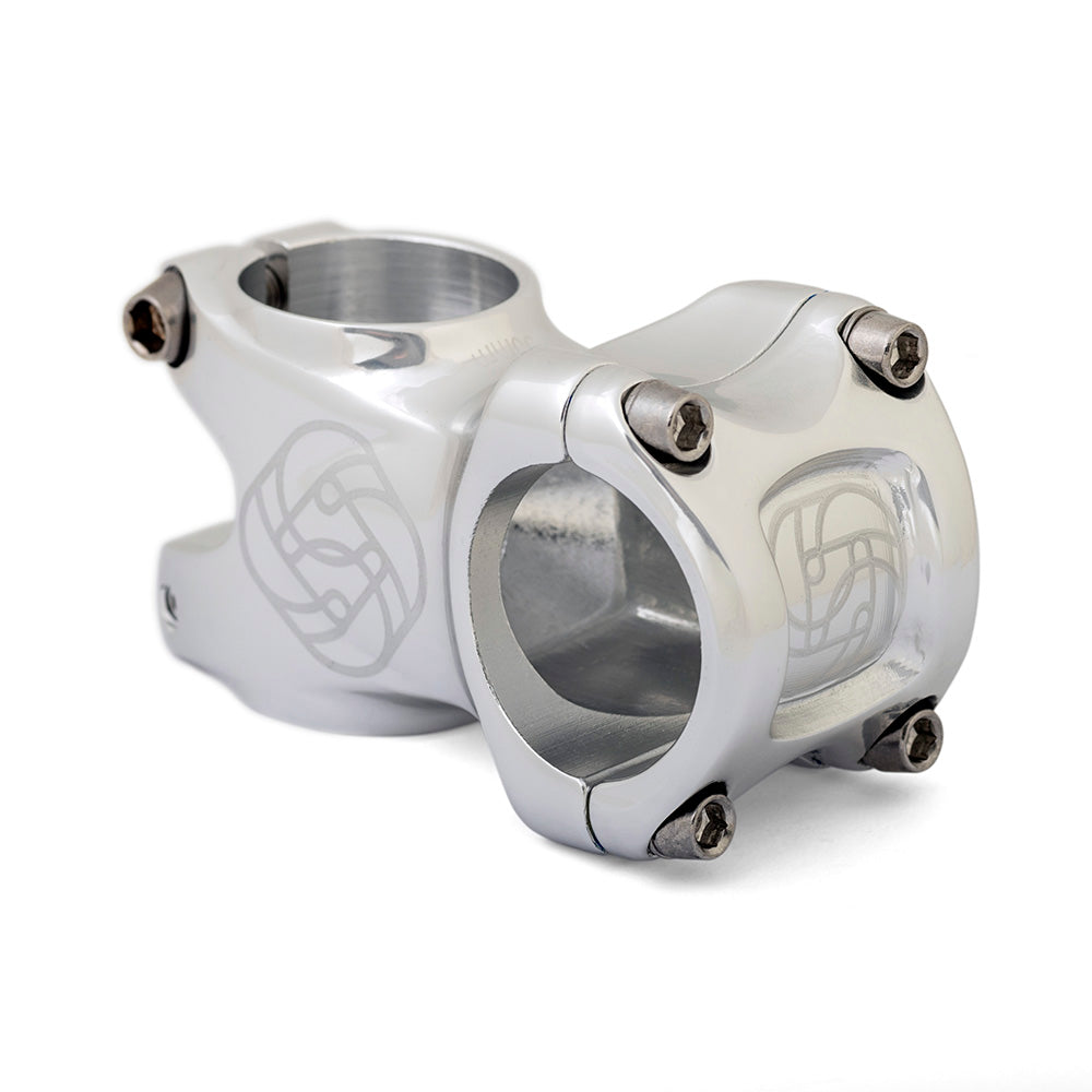 Gusset Staff Stem - 31.8mm - Silver