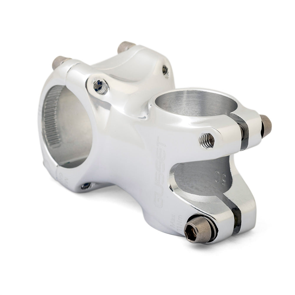 Gusset Staff Stem - 31.8mm - Silver