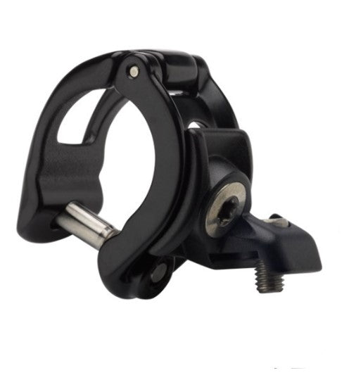 SRAM DISC BRAKE SPARE MATCHMAKER X MMX CLAMP, SINGLE RIGHT, BLACK, TITANIUM BOLTS (COMPATIBLE WITH SRAM MMX CLAMP-COMPATIBLE SHIFTERS) - MAVEN, DB8, GUIDE/G2, LEVEL, CODE