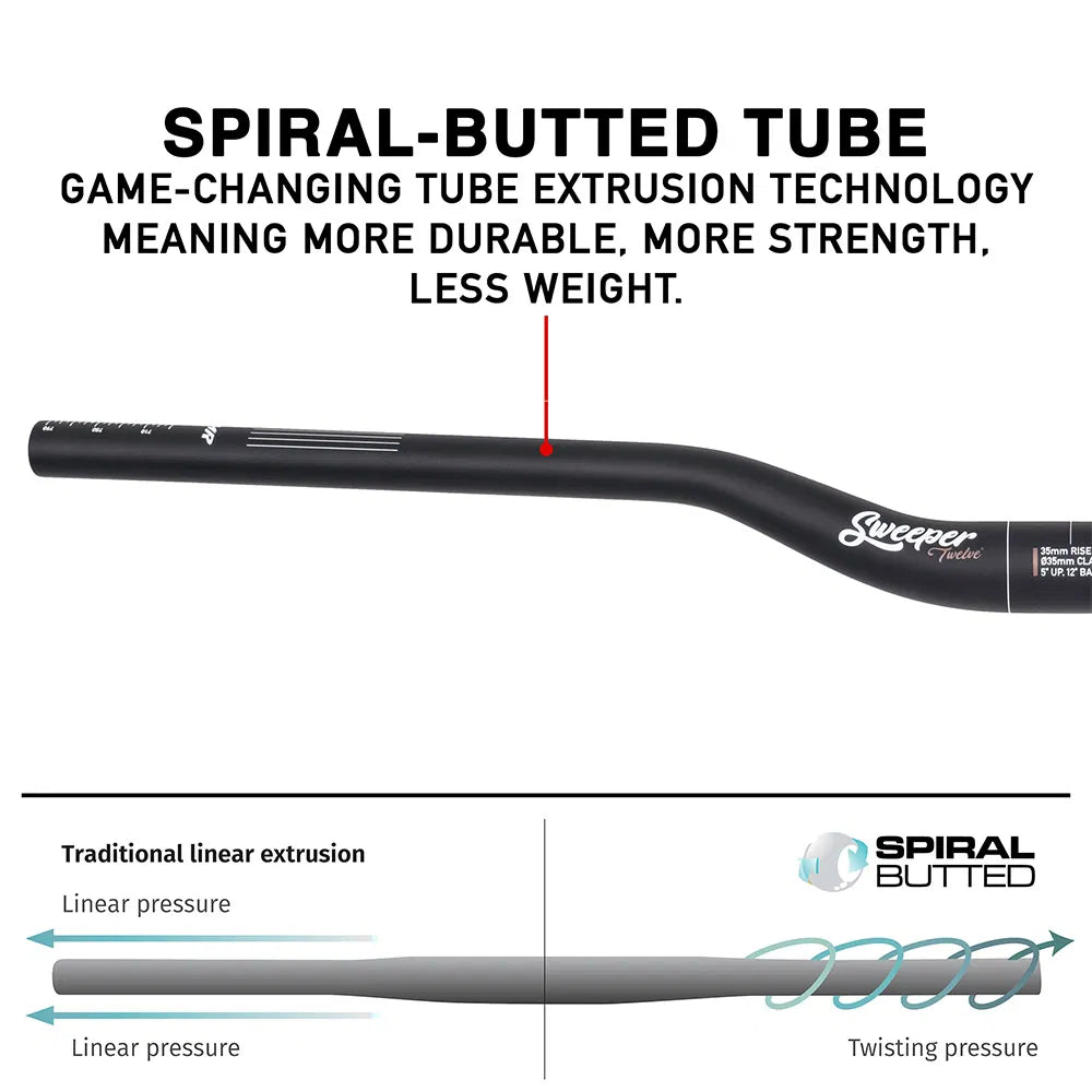 DMR Sweeper Handlebar - 35mm Rise / 31.8mm Clamp