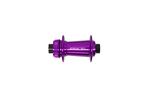 Hope Pro 5 Front Centre Lock - 24H - 100mm QR,12mm,15mm - Purple