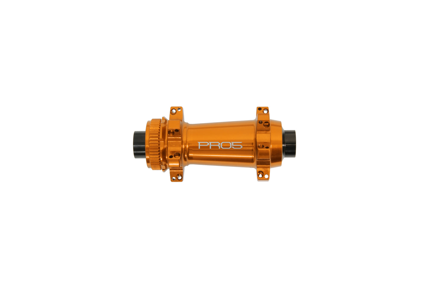 Hope Pro 5 Front Centre Lock S/Pull - 24H - 110mm 12mm,15mm - Orange