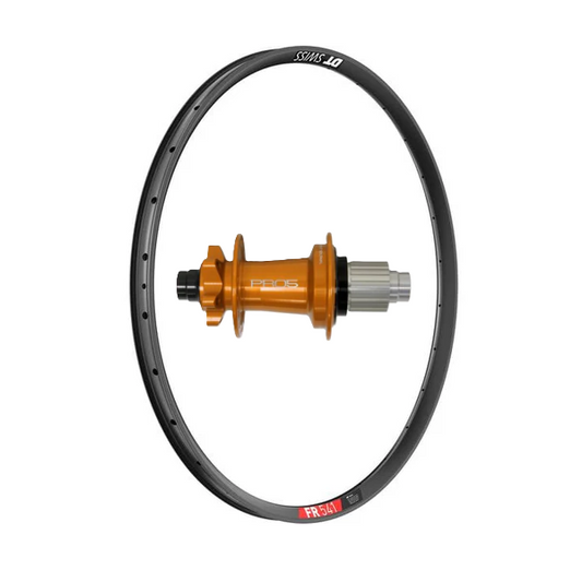 (Slam69built) DT Swiss FR 541 29" / Hope Pro 5 Boost / Rear Wheel (Black/Orange)