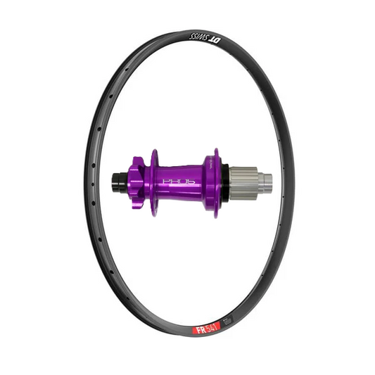 (Slam69built) DT Swiss FR 541 27.5" / Hope Pro 5 Boost / Rear Wheel (Black/Purple)