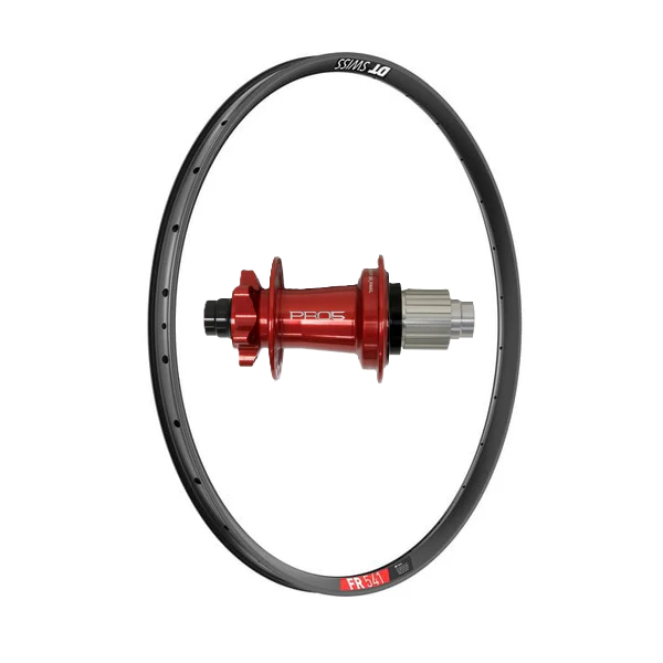 (Slam69built) DT Swiss FR 541 27.5" / Hope Pro 5 Boost / Rear Wheel (Black/Red)