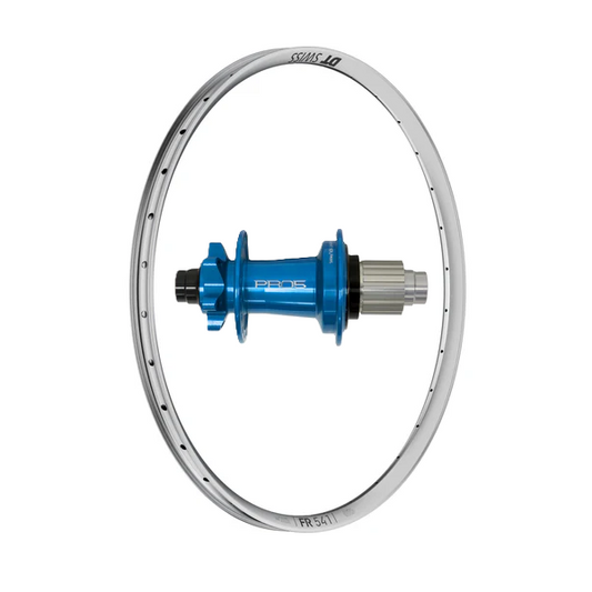 (Slam69built) DT Swiss FR 541 29" / Hope Pro 5 Boost / Rear Wheel (Silver/Blue)