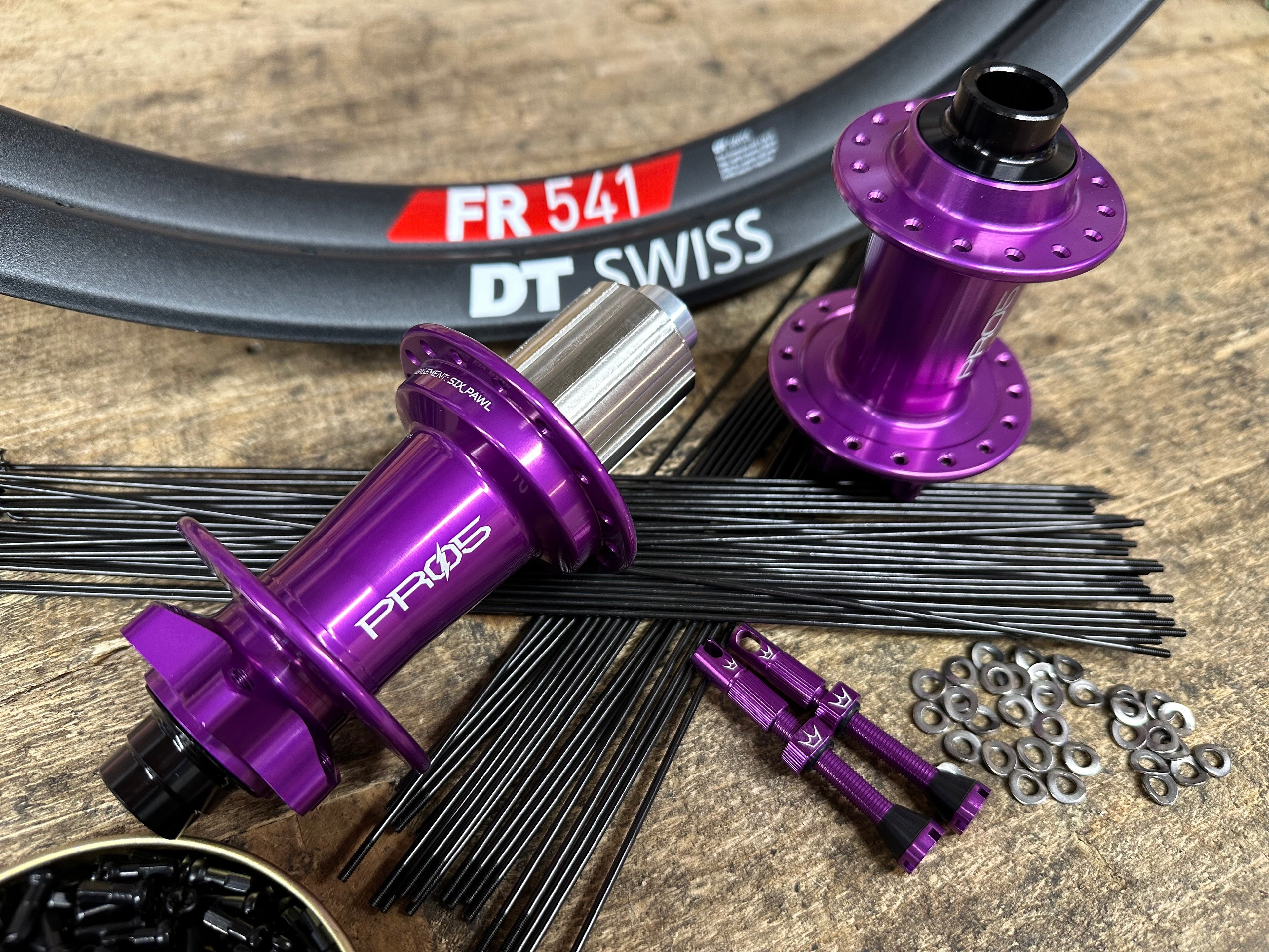 Hope Pro 5 E-Bike Wheelbuild with DT Swiss FR 451 rims and Purple hubs
