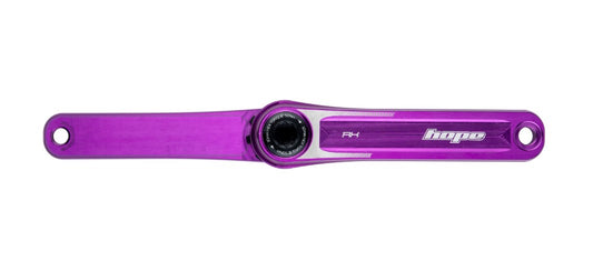 Hope RX Crankset 68mm Wide - Purple - No Spider