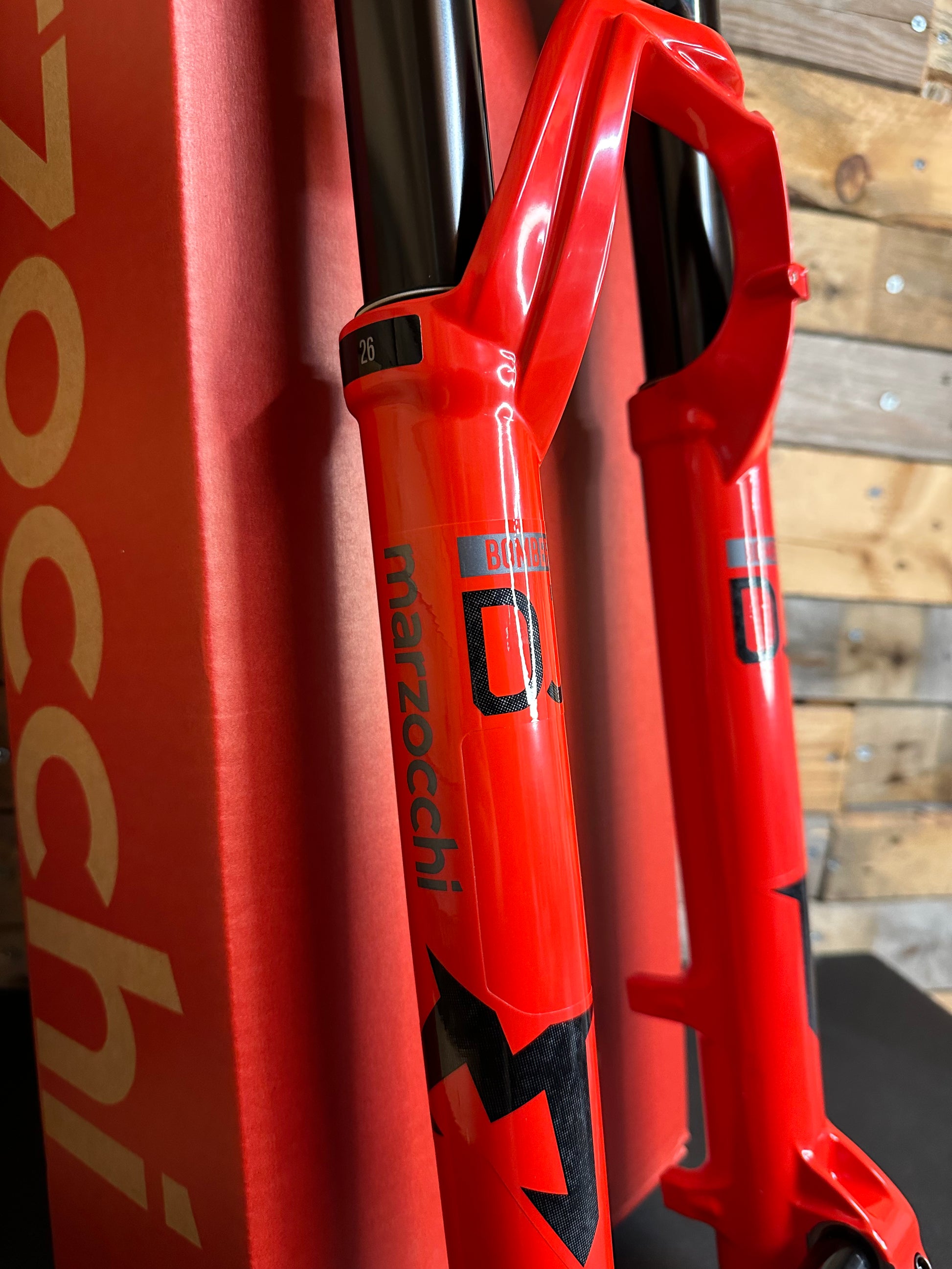 Marzocchi Bomber DJ 26 DJ Tapered Fork Red NEW 2024 Decals Slam69