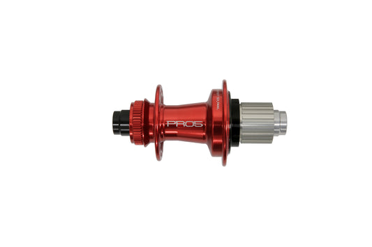 Hope Pro 5 Rear Centre Lock 24H - 135 x 12mm - Red